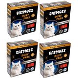 CatMozz Dust Free Süper Premium Aktif Karbon Topaklaşan Hipoalerjik İnce 4x8 lt Kedi Kumu