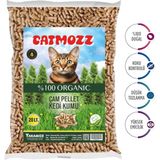 Catmozz Eco Organik Kedi Kumu 20 Lt Kavunlu Koku ile Topaklaşmayan İnce Taneli