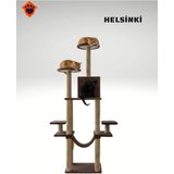 Catmozz Helsinki Yuvalı Kedi Tırmalama Oyuncağı Ve Evi