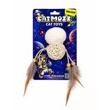 Catmozz Premium Peluş Ponpon & Bambu Top Oyuncak
