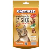Catmozz Tavuklu Kedi Ödül Çubuğu 10'lu Paket 100% Organik Kediler İçin Lezzetli Atıştırmalık