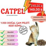 Catpel Kedi Kumu %100 Çam Peleti (10 Lt / 5 Kg)