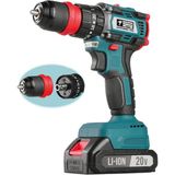 CATPOWER 1350 Kömürsüz Akülü Vidalama 20V 2.0 Ah Li-Ion Akü ile Yüksek Tork 45 nm ve Metal Mandren
