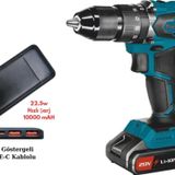 Catpower 4111-Akülü Darbeli Vidalama Li-On Kömür+Akdeniz Taşınabilir Şarj Cihazı (Model: S125q)