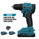 Catpower 4213 Komursuz Akulu Vidalama 45 Nm 10 Mm 20V Li-İon 2 Adet 2.0 Ah Aku