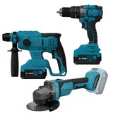 Catpower 4235 Akülü Vidalama, Kırıcı-Delici, Taşlama Kömürsüz 20 V + (2 Adet 4.0 Ah Akü ve Hızlı Şarj Cihazı)
