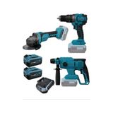 Catpower 4235 Akülü Vidalama + Kırıcı Delici + Taşlama Kömürsüz Motor 20 V 2 Adet 4.0 Ah Akü