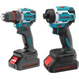 Catpower 5130 Akülü Matkap ve Torklu Vidalama Seti 20V 2.0 Ah Li-ion Akü ile Güçlü Performans