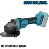 Catpower AKÜLÜ AVUÇ TAŞLAMA Li-ion (MAKİNE) KÖMÜRSÜZ 20V 2.0 Ah 125 MM