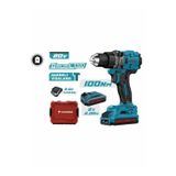 Catpower Akülü Darbeli Vidalama Li-Ion 100NM (Makine) Kömürsüz 13 mm + ( 2.0 Ah Akü 2 Adet)+(Hızlı Şarj Cihazı)