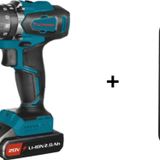 Catpower Cat4111 20V 2.0 Ah Kömürsüz Li-İon Çift Akülü Darbeli Vidalama + Akdeniz Taşınabilir Şarj Cihazı (Model: S125q)