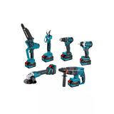 Catpower El Aletleri Catpower Kömürsüz Akülü 6 Lı Set: Matkap, Somun Sıkma, Kırıcı Delici, Avuç Taşlama, Zincirli Testere, Dal Budama 20V