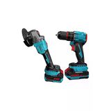 Catpower El Aletleri Catpower Kömürsüz Li-İon Akülü 2'Li Kombo Set - Matkap Ve Avuç Taşlama 20V 4.0Ah+2.0Ah