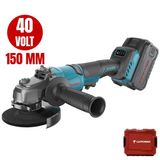 Catpower KÖMÜRSÜZ AKÜLÜ AVUÇ TAŞLAMA 150 MM Lİ-İON 40V