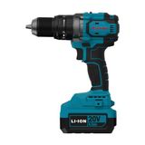 CATPOWER Tek Akülü 4.0 Ah Li-Ion Batarya 20 Volt Çift Vitesli 2.0 Ah Darbeli Vidalama Kömürsüz 13 mm Mandren