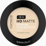 Catrice 18H Hd Mat Pudra Fondöten Uzun Ömürlü, Spf 15, Matlaştırıcı, Vegan, 8 G - 005 N
