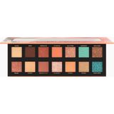 Catrıce Coral Crush Slim Far Paleti, 14 Renk, Tropikal Tonlar, Mat, Işıltılı, Vegan, Parfümsüz - Turuncu
