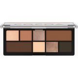 Catrıce Dark Cocoa Göz Farı Paleti ,8 Renk, Parıltılı ve Vegan, Yağsız Formül - 77 Dark Coffee