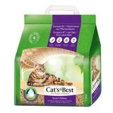 Cats Best Smart Pellet Kedi Kumu 10LT (5 Kg) | İzlemeyi azaltmak için yapışmaz bir yüzeye sahip yumuşak topaklanan ahşap lifli mini peletler.