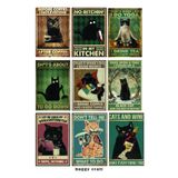 Cats Kedi Mizah Temalı Laptop Tablet Telefon Defter Sticker Set3