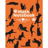 Cats Math Graph Paper Notebook: Cute Cat-Themed 5x5 Quad Ruled Graph Paper Notebook for Math, Algebra, and School Practice