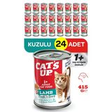 Cats Up Yaş Yetişkin Kedi Maması Kuzu Etli 415GR 24LÜ