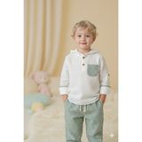 Cattackids Erkek Çocuk Gömlek Kargo Cep Pantolon Takımı 2-5 Yaş - Yeşil - 2 Yaş
