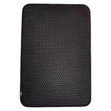 Cattie Altıgen Model Siyah 37x50 cm Kum Toplayıcı Fonksiyonel Kedi Paspası