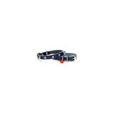 Cattie Gerçek Deriden El Yapımı Boncuklu Kedi Boyun Tasması 1X21-25Cm - Royal Blue