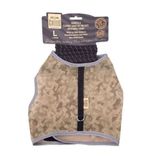 Cattie Kamuflaj 1x25x35 cm Havalı Dokuma Kedi Göğüs Gezdirme Takımı