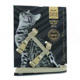 Cattie Kedi Gogus Ve Gezirme Tasmasi Takim Haki 1X25-40 Cm