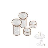 Cattie Kedi Köpek Su Pınarı Yedek Sünger Filtresi 4'lü Set - PACKOF4SPONGE