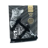 Cattie KT Siyah 1x25-40 cm Dokuma Kedi Göğüs ve Gezdirme Tasması Takımı