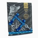 Cattie Mavi 1x15-25 cm Desenli Kedi Boyun Tasması