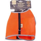 Cattie Turuncu Large 1.5x30-40 cm Havalı Dokuma Kedi Göğüs Gezdirme Takımı