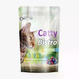 CATTY Catty Bistro Mükemmel Karışım Kuzulu Tavuklu Somonlu Yaban Merisnli ve Kızılcıklı Kedi Ödül Maması 60 Gr
