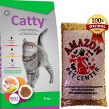 Catty Somonlu Açık 1 kg Kısır Kedi Maması