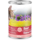 Catty Sos İçinde Dana Etli 400 gr Yetişkin Kedi Konservesi