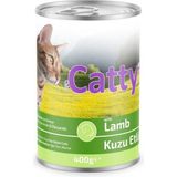 Catty Soslu Kuzulu 400 gr Yetişkin Kedi Konservesi