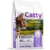 Catty Tavuklu 15 kg Kısırlaştırılmış Yetişkin Kuru Kedi Maması
