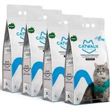 Catwalk 4x5 lt Marsilya Sabun Kokulu İnce Taneli Kedi Kumu