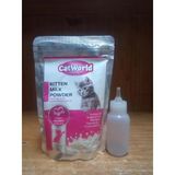 Catworld Yavru Kedi Süt Tozu 200 Gr - Taurinli Vitamin Ve Mineralli Milk Powder+1 Adet 50 Ml Biberon