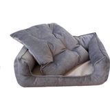 Catyat Köpek Yatağı Medium Orta Irklar İçin - Gri - 70 x 50 x 15 cm