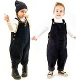 Catz Kids Siyah Kadife Velvet Tulum - 4 - 5 Yaş - 07S-Siyah