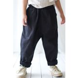 Catz Kids Siyah Vera Keten Dikişli Carrot Pantolon