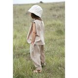 Catz Kids Vizon Şile Bezi Kolsuz T-Shirt ve Carrot Pantolon Erkek Çocuk İçin Özel Tasarım - 5 - 6 Yaş