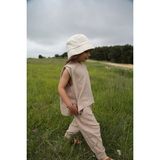 Catz Kids Vizon Şile Bezi Kolsuz T-Shirt ve Carrot Pantolon Erkek Çocuk İçin Özel Tasarım - 6 - 7 Yaş