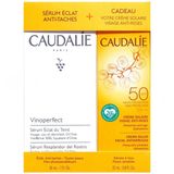 Caudalie Vinoperfect 30 ml Serum+SPF50 25 ml Güneş Koruyucu