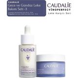 Caudalie Vinoperfect Leke Bakım Seti -3 | Gece Kremi & Serum Boy