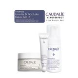Caudalie Vinoperfect Leke Bakım Seti -7 | GÜNDÜZ & Göz Kremi & Temizleme Peeling Köpük Orijinal Boy